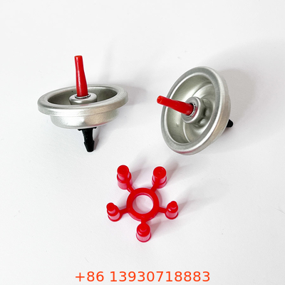 Metal padrão da válvula do reenchimento do isqueiro de gás e material plástico para latas do isqueiro de gás