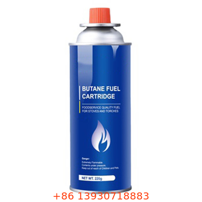 cartucho portátil do gás do butano 400ml para fogões de acampamento e tochas da chama