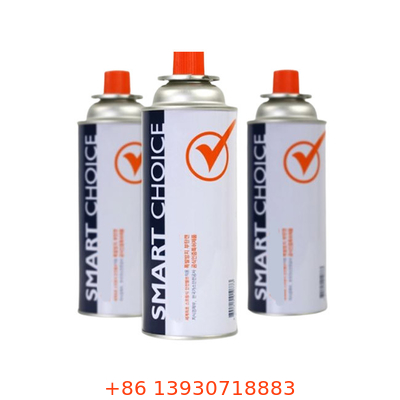 CMYK que imprime o cartucho recarregável do gás do butano para a capacidade do fogão de acampamento 400ml