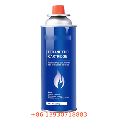 Cilindro de gás de cozimento exterior da gaveta 400ml do cartucho fácil do gás do butano do transporte