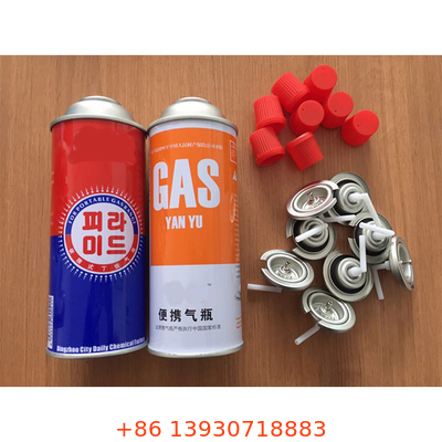 Cartucho portátil Leakproof do gás do butano para os fogões de acampamento 400ml recarregávéis