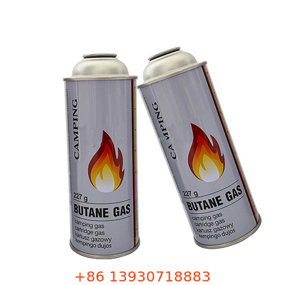 Com segurança lata recarregável do butano do gás dos cartuchos 227g de Gasone do combustível do butano