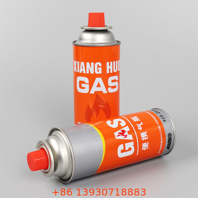 Peso de acampamento recarregável do diâmetro 220g da capacidade 65mm da garrafa de gás 400ml do assado