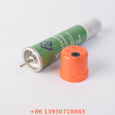 garrafa mais leve descartável do reenchimento do gás do butano da altura de 150mm para a conveniência e a facilidade