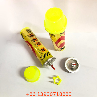 Recarga de gás butano leve e conveniente de 80 ml ao ar livre para maçarico