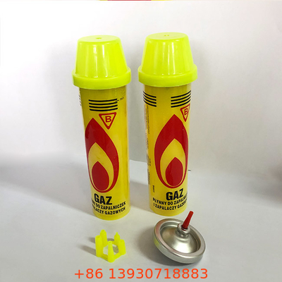 Reenchimento mais claro seguro do gás do butano 80ml para aventuras exteriores