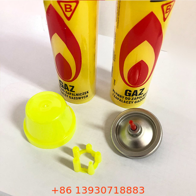 Reenchimento mais claro seguro do gás do butano 80ml para aventuras exteriores
