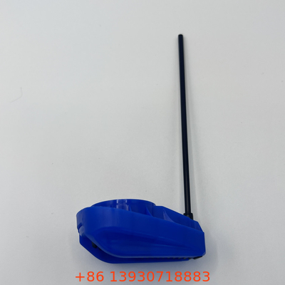 Garrafa de aerossol com tubo de extensão de 27,34 mm de altura e 50,13 mm de largura