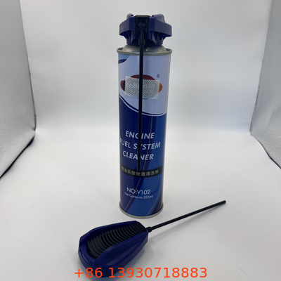 Garrafa de aerossol com tubo de extensão de 27,34 mm de altura e 50,13 mm de largura