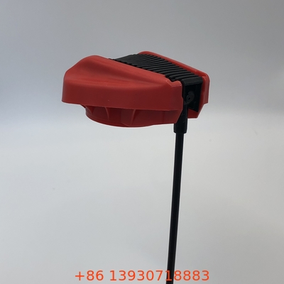 66.40mm White Spray Aerosol Nozzle com tubo de extensão do suporte de borracha POM