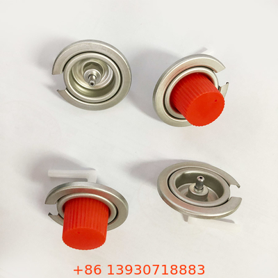 Válvula de cartucho de gás de uma polegada com junta interna Buna para canister de combustível de butano