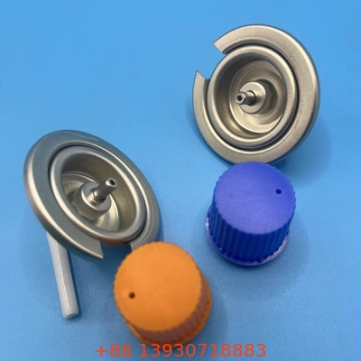 Canister de combustível de butano e cartucho de gás de butano válvula de uma polegada com junta interna Buna