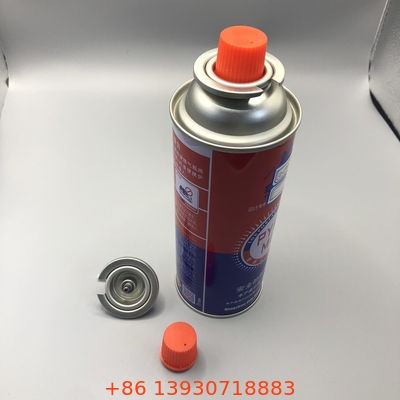 Válvula de gás de butano para recipiente de combustível de butano e cartucho de gás de butano