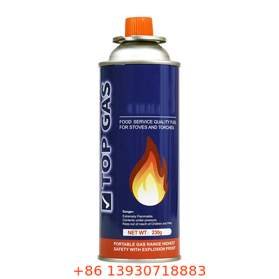 Vaso de gás de butano com 220 g e 227 g Capacidade 65 x 158 mm para aplicações industriais