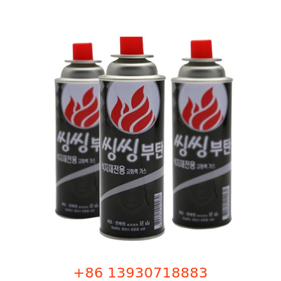 220g Canister de Gás de Butano 65 X 158 mm CMYK 4 Cor e Cor Panton