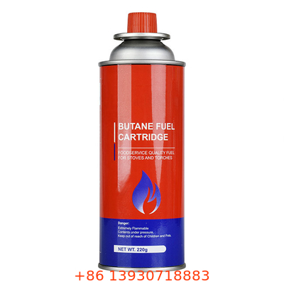 220g Canister de Gás de Butano 65 X 158 mm CMYK 4 Cor e Cor Panton