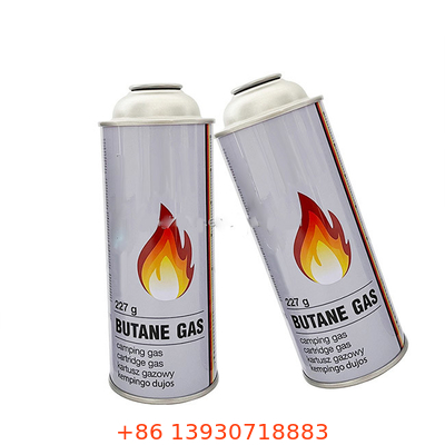 Canister de gás de butano de estanho para caldeira com logotipo personalizado