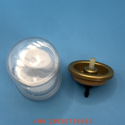 Golden Aluminum Inverted Aerosol Hair Mousse Valve para aplicação precisa