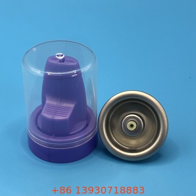 Golden Aluminum Inverted Aerosol Hair Mousse Valve para aplicação precisa