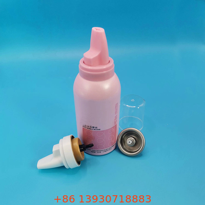 Compacto Mousse cabelo válvula de spray Solução de estilo portátil em movimento