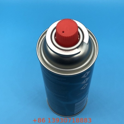 Válvula de gás de butano de latão com alça preta e mola de aço inoxidável para uso industrial