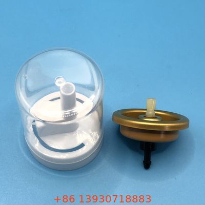 Válvula de aerossol de alumínio invertida premium projetada para marcas de salão