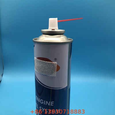 Válvula de limpeza de carburador em aerossol para desengorduramento de motor e limpeza do sistema de combustível