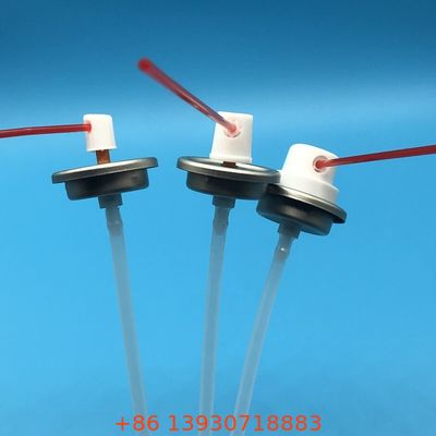 Válvula de limpeza de carburador em aerossol para solventes de limpeza de alta resistência