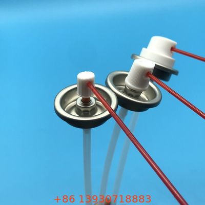 Válvula de aerossol para sprays de limpeza de carburador automotivo e produtos químicos para limpeza de motores