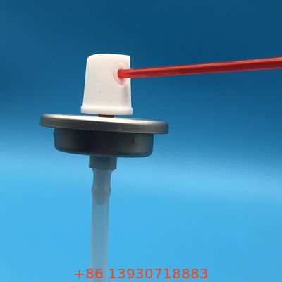 Válvula de aerossol para limpeza de carburador automotivo com controle de pressão estável