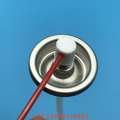 Válvula de aerossol para limpeza de carburador automotivo com controle de pressão estável