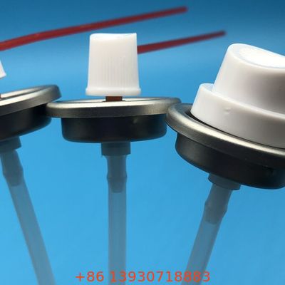 Válvula de pulverização de limpador do carburador para solventes e propelentes agressivos