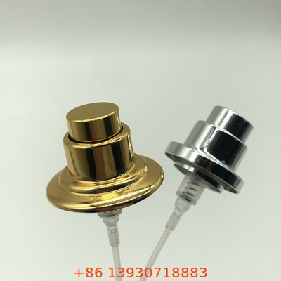 Borrifadores OEM com Topo Crimpado para Marcas de Fragrâncias de Luxo com Acabamentos Dourados e Prateados