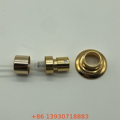 Borrifadores OEM com Topo Crimpado para Marcas de Fragrâncias de Luxo com Acabamentos Dourados e Prateados