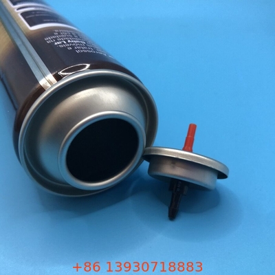 Válvula de reabastecimento do isqueiro de gás de tronco de plástico ou de metal para isqueiros universais de butano