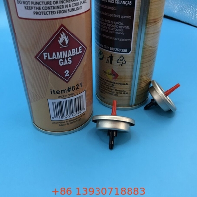Válvula de reabastecimento do isqueiro de gás de tronco de plástico ou de metal para isqueiros universais de butano