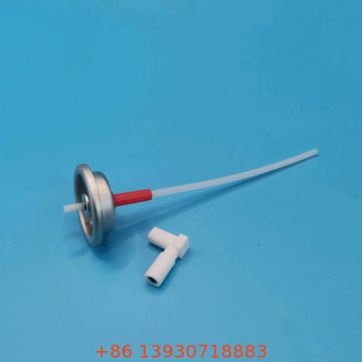 Válvula de aerossol com medidor de uma polegada, ideal para sprays tópicos médicos