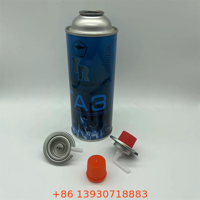 Vaso de gás de butano de parede reta com logotipo personalizado e design personalizado