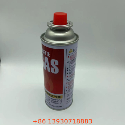 cilindro de gás de butano de 65 x 158 mm para equipamento de cozinha de panela quente