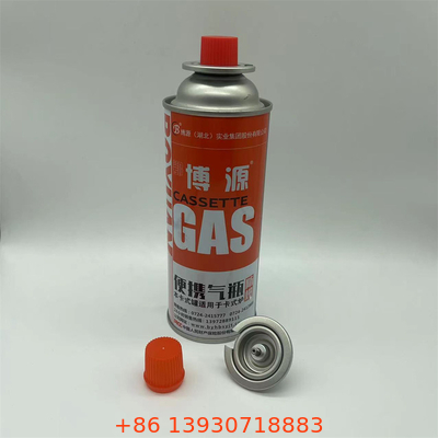 Canister de gás de Butano Orange Etc para gás mais leve e parede reta