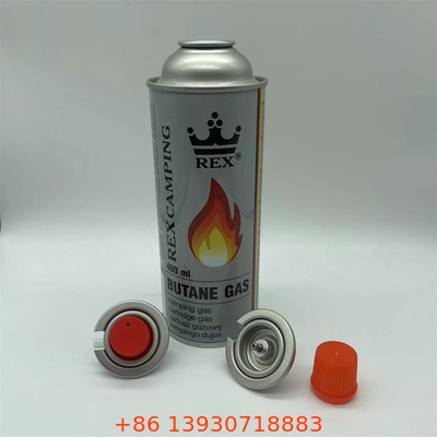 cilindro de gás de butano de 65 x 158 mm para equipamento de cozinha de panela quente