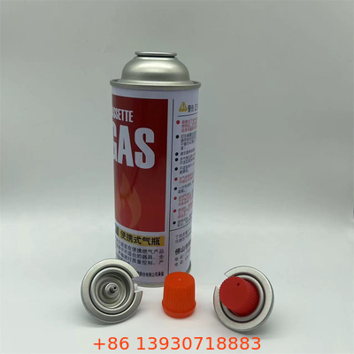 cilindro de gás de butano de 65 x 158 mm para equipamento de cozinha de panela quente