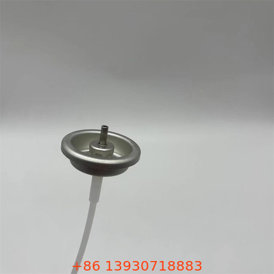 Válvula de aerossol medida em prata para compatibilidade universal e latas de aerossol