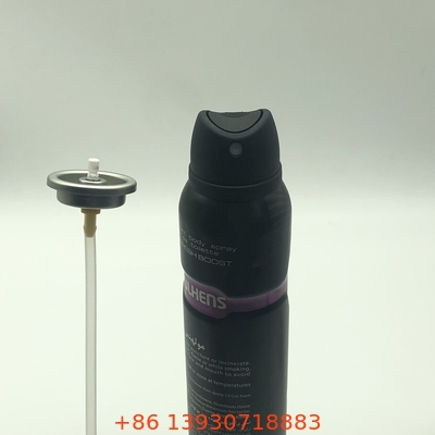 Válvula de pulverização corporal de desodorante fresco sem perfume para gênero unisexo