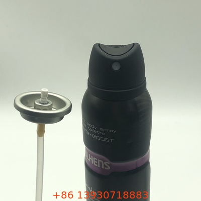 Válvula de pulverização corporal de desodorante de fragrância fresca para distribuição unisex