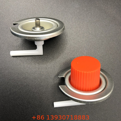 Válvula de gás de butano de latão recto com material da haste da válvula de latão