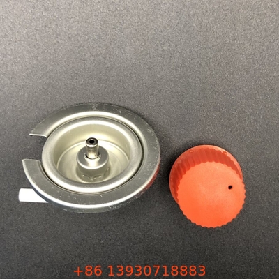 Válvula de gás de butano de latão recto com material da haste da válvula de latão