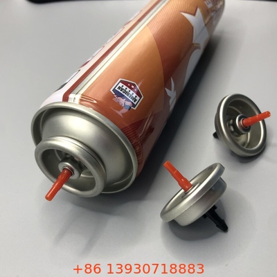 Válvula de reabastecimento do candeeiro de gás de habitação invertida com copo de montagem recarregável em ambos os lados e placas de estanho laqueadas transparentes