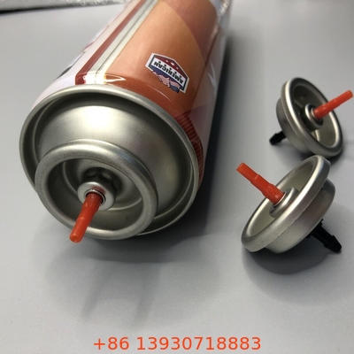 Válvula de reabastecimento do candeeiro de combustível para reabastecimento universal do candeeiro de combustível de butano