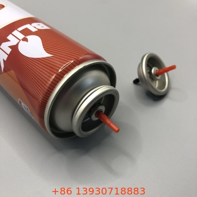 Válvula de reabastecimento de gás universal de butano, com design ergonómico